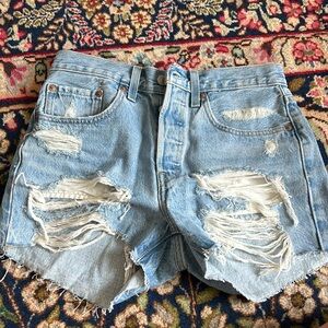 Levi’s 501 shorts. Size 26.
